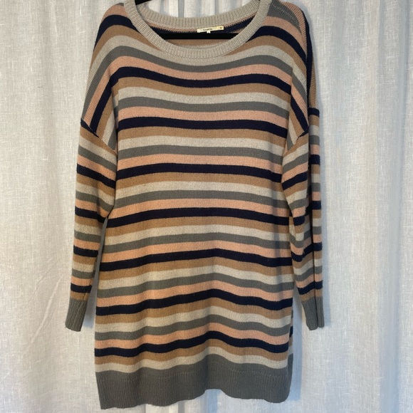 Striped Sweater Dress - Picture 2 of 8